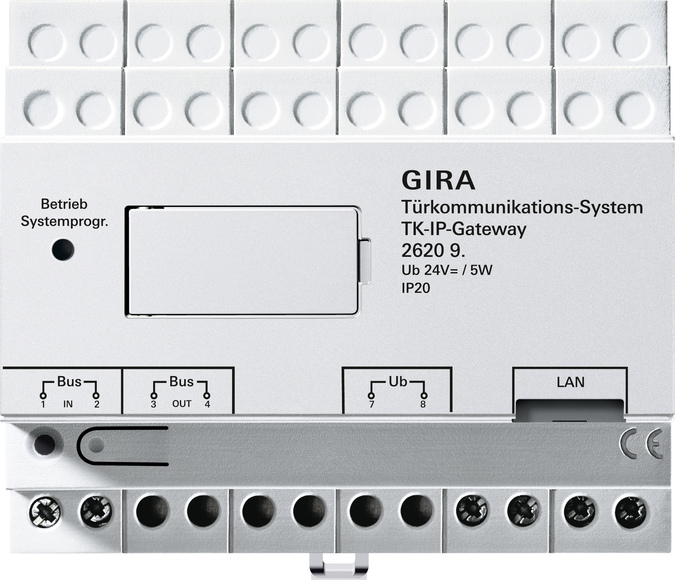 Gira 2620 98 IP-шлюз домофонной системы, цвет: Белый