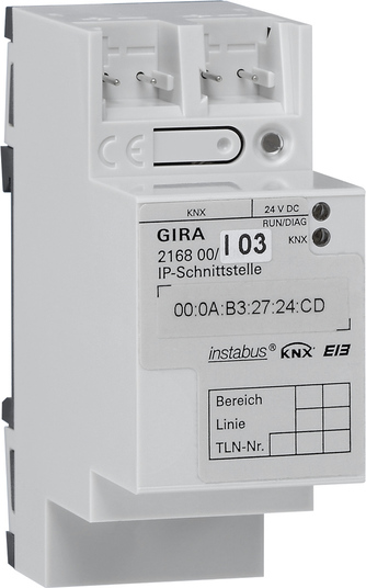 Gira 216800 IP-интерфейс KNX, цвет: REG plus