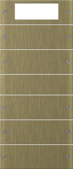 Картинка gira 2145605 комплект клавиш, 5 шт. plus, цвет: бронзовый