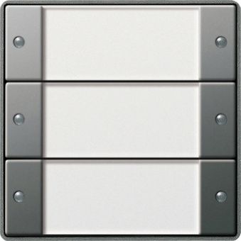 Картинка gira 213320 комплект клавиш, 3 шт., цвет: нержавеющая сталь