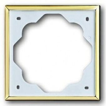 Рамка 1-постовая, серия impuls, цвет золото 1721-73-500