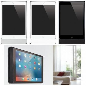 Картинка Basalte 650-01-654-01-Bas Настенный кронштейн док-станция Eve iPad Pro 12.9″ Brushed Aluminium