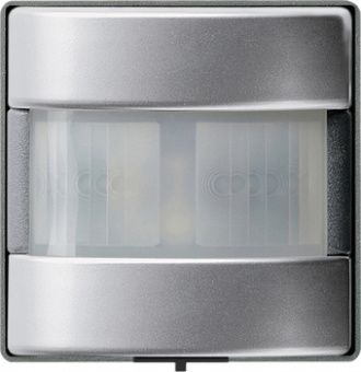 Картинка gira 2050203 датчик движения knx komfort 1,10 м, цвет: серый, оттенок: лакированый алюминий