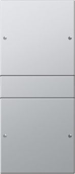 Картинка gira 2132211 комплект клавиш, 2 шт., цвет: серый, оттенок: алюминиевый