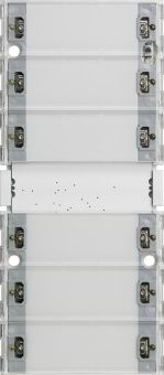 Картинка gira 513600 knx сенсорный выключатель 3 komfort 6 клавишн., цвет: белый