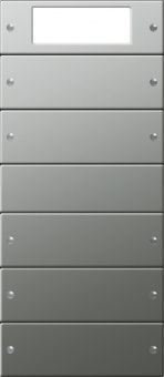 Картинка gira 2145601 комплект клавиш, 5 штук, цвет: нержавеющая сталь