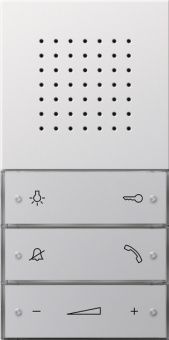 Картинка Gira 1280 112 Квартирная станция, цвет: Белый, оттенок: Глянцевый