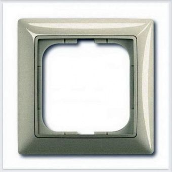Рамка 1-постовая, серия Basic 55, цвет шампань 2511-93-507