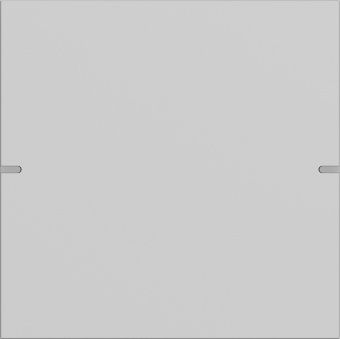 Картинка gira 5021915 клавиша одинарная для сенс. выкл.gira 4 knx, цвет: серый, оттенок: матовый, лакированный