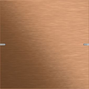 Картинка gira 502138 клавиша одинарная для сенс. выкл.gira 4 knx, цвет: бронза