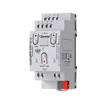 Zennio HeatingBOX 230V 2X v2 ZCL2H230V2