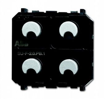 ABB Zenit SU-F-2.0.PB.1 Сенсор free@home, 2-клавишный 2CKA006220A0223