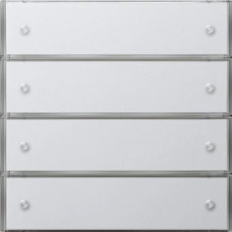 Картинка gira 2034112 knx сенсорный выключатель 3 komfort 4 мест, цвет: белый, оттенок: глянцевый