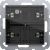 Картинка gira 504200 сенсорный выключатель 4 komfort, 2-клавишн. для knxsystem 55, с присутствует кнопка ввода в эксплуатацию