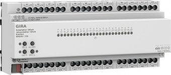 Картинка GIRA 504000 Коммутатор KNX, 24-местн., 16 A/исполнительное устройство жалюзи, 12-местн., 16 А, Komfort, цвет: REG plus