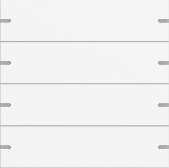 Картинка gira 5024927 клавиша 4-ная для сенс. выкл.gira 4 knx, цвет: белый, оттенок: матовый, лакированный