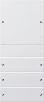 Картинка gira 218403 комплект клавиш, 4 шт. (1+3), цвет: белый, оттенок: глянцевый, кремовый