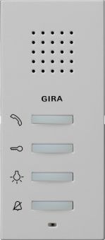 Картинка Gira 1250 015 Квартирная станция накладного монтажа, цвет: Серый, оттенок: Матовый
