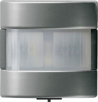 Картинка gira 2050600 датчик движения knx komfort 1,10 м, цвет: серый / белый, оттенок: лакировка "под сталь"