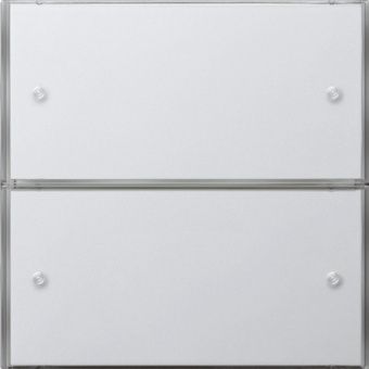 Картинка gira 2032112 knx сенсорный выключатель 3 komfort 2 мест, цвет: белый, оттенок: глянцевый