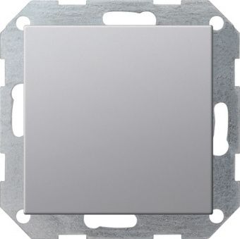 Картинка gira 2101203 knx многофункциональная накладка с кнопочным интерфейсом, цвет: серый, оттенок: алюминиевый