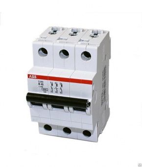 ABB S203 Автоматический выключатель 3P 100A (C) 6kA 2CDS253001R0824