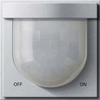 Картинка gira 205165 датчик движения knx komfort 2,20 м, цвет: серый, оттенок: алюминиевый