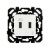 Розетка USB BASALTE, белый, 0402-04