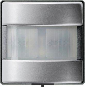 Картинка gira 2040203 датчик движения knx standard 1,10 м, цвет: серый, оттенок: лакированый алюминий