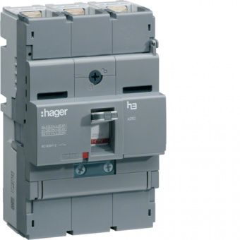 Автоматический выключатель, x250, TM рег. Im=13..6In, 3P 40kA 160-100A, 440В АС HNB160H