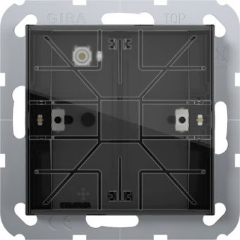 Картинка gira 504100 сенсорный выключатель 4 komfort, 1-клавишн. для knxsystem 55, с присутствует кнопка ввода в эксплуатацию
