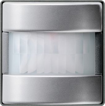 Картинка gira 0880203 датчик движения knx standard 1,10 м, цвет: серый, оттенок: лакированый алюминий
