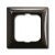 Рамка 1-постовая, серия Basic 55, цвет château-black 2511-95-507
