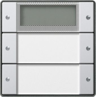 Картинка gira 2142203 комплект клавиш, 2 шт. plus, цвет: алюминий, оттенок: прозрачный